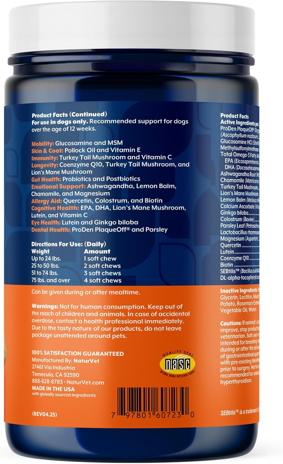 Dog Multivitamin Soft Chews | 10-in-1 Joint, Skin & Immune Support, 60ct – Wags & Whiskers