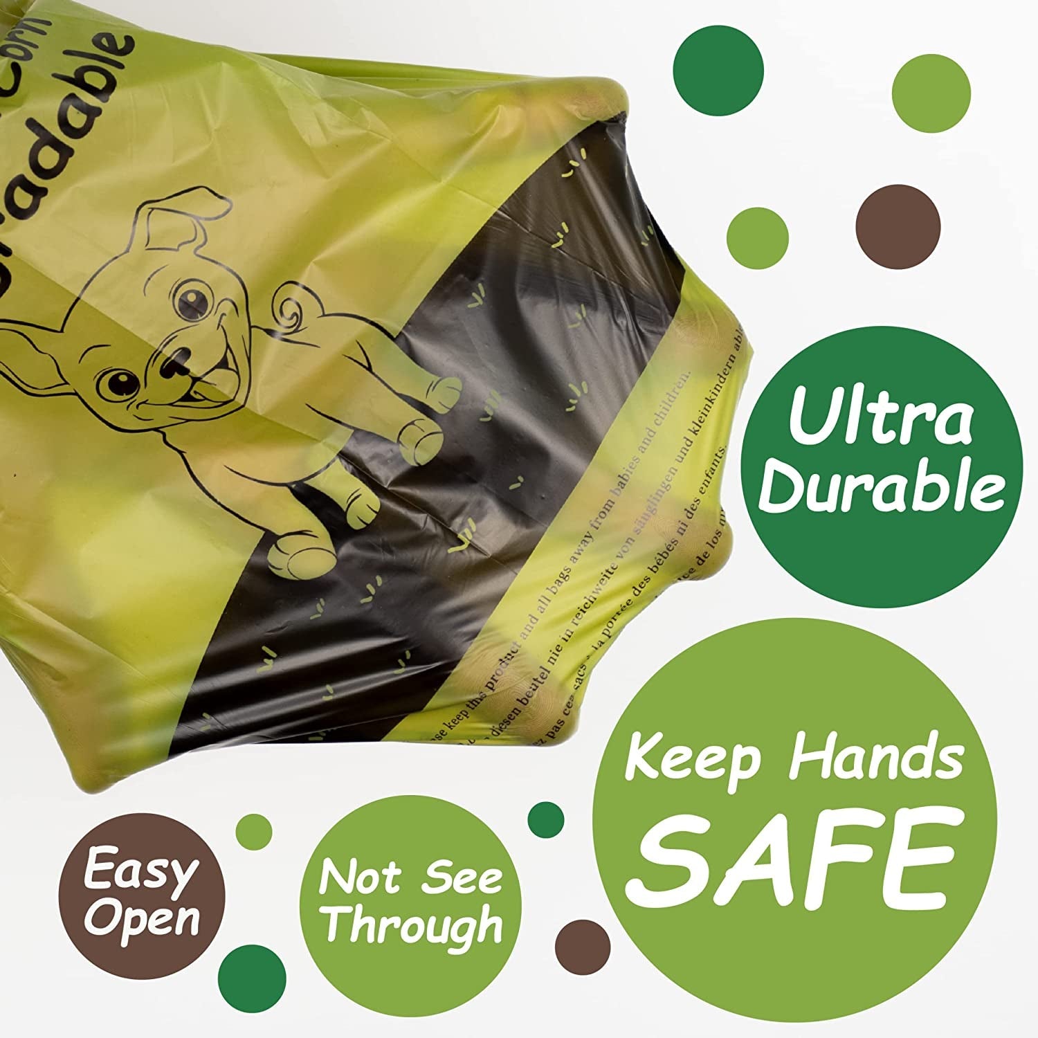 540 Count Dog waste Bags Extra Thick