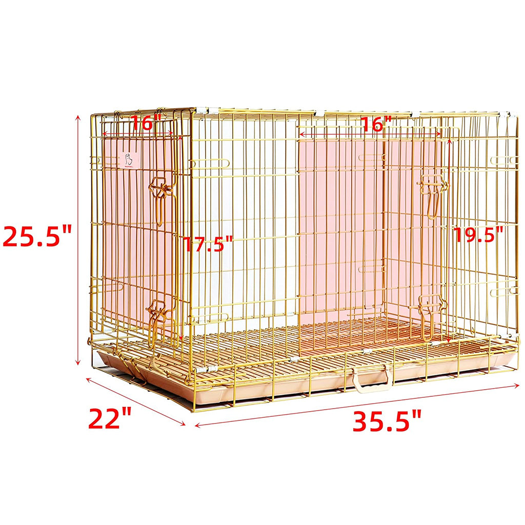 24-42" Collapsible Copper Gold crate