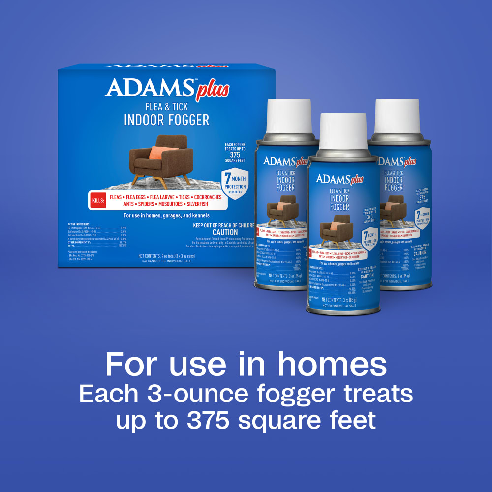 Adams Complete Indoor & Outdoor Flea Treatment System for Medium Dogs 15–30 lbs