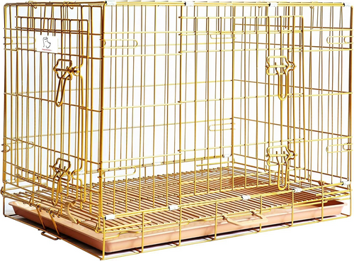 24-42" Collapsible Copper Gold crate