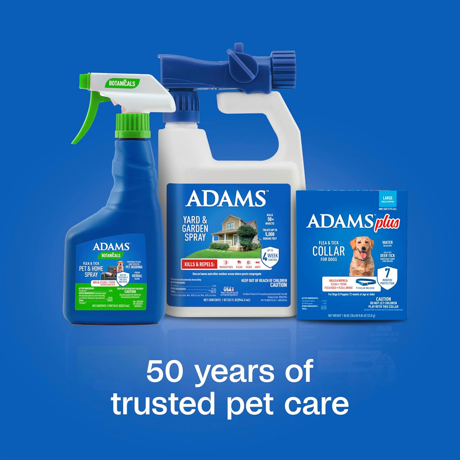 Adams Plus Flea Tick Collar for large Dogs & Puppies
