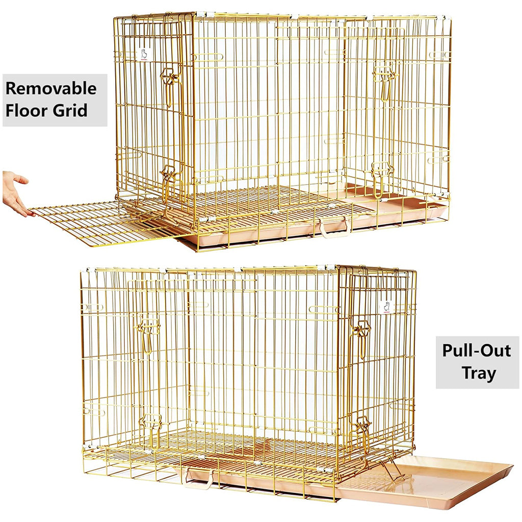 24-42" Collapsible Copper Gold crate
