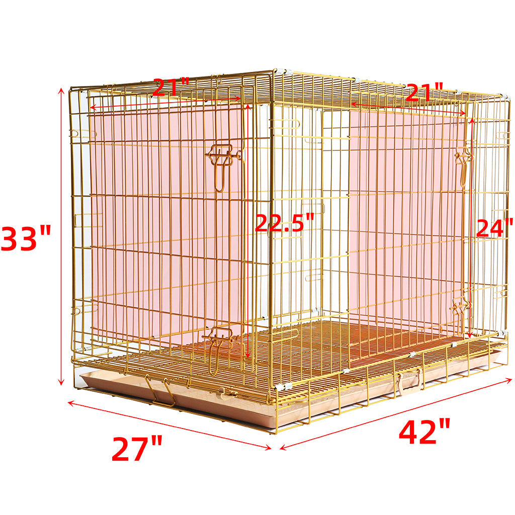24-42" Collapsible Copper Gold crate