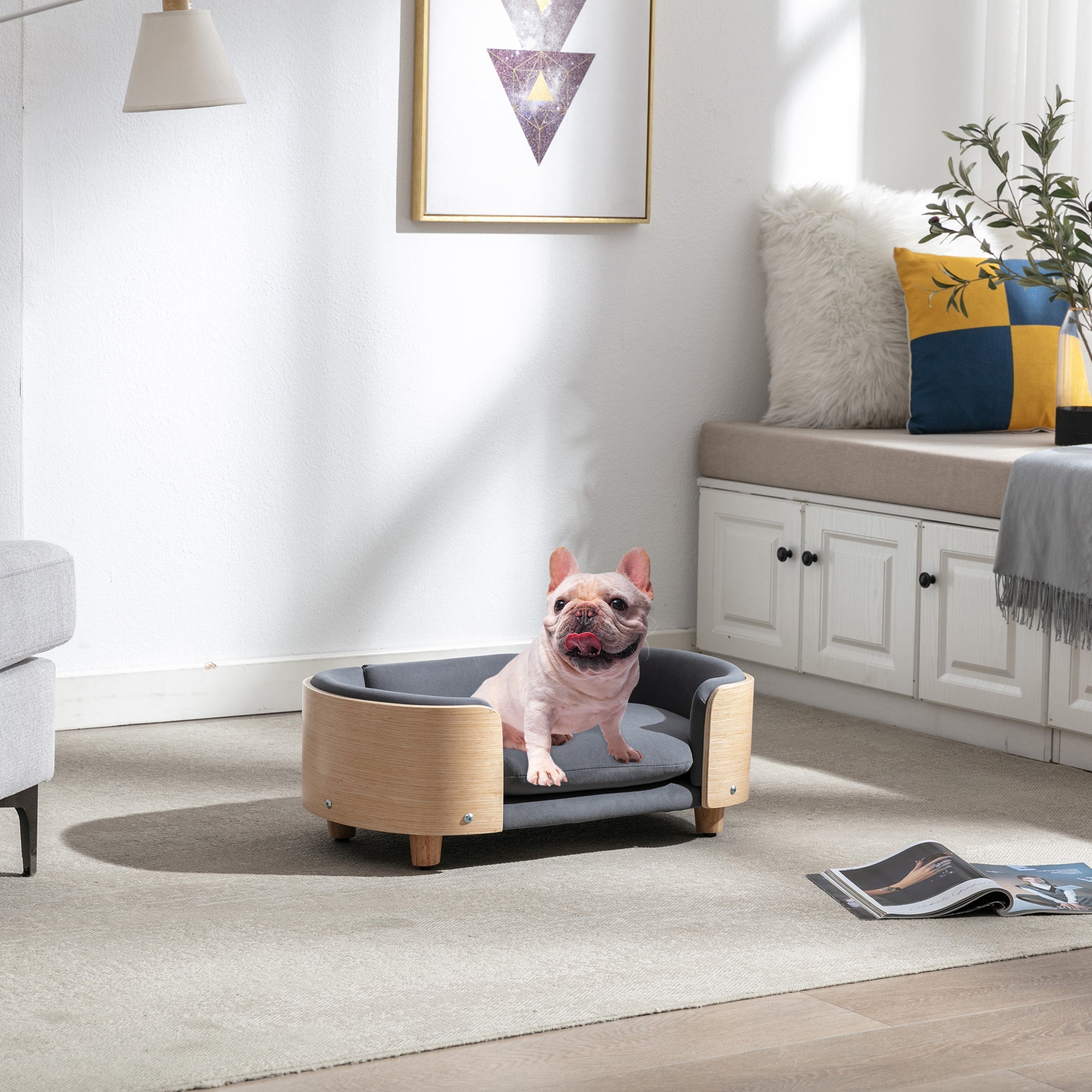 Scandinavian style Elevated Bed, Small Size