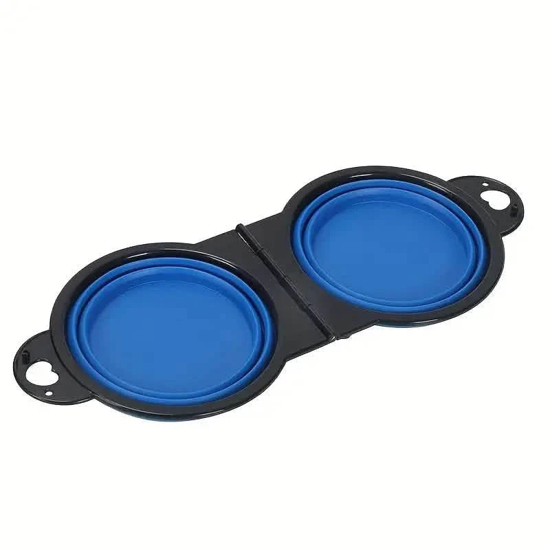 2-in-1 Collapsible Double Bowl