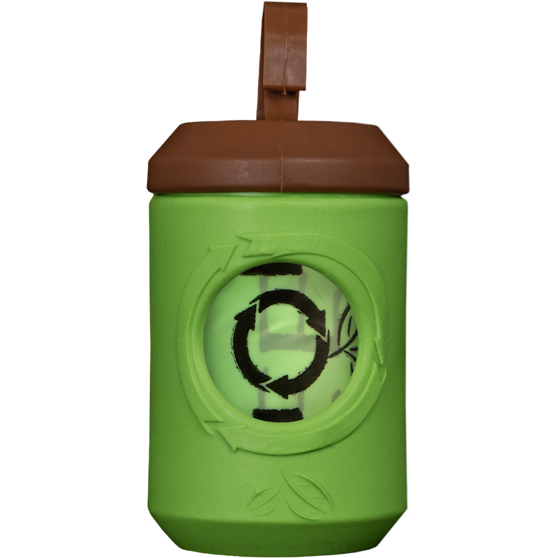 beyondGREEN Dog waste Bag Leash Dispenser – Clip-On Holder Fits Standard Rolls