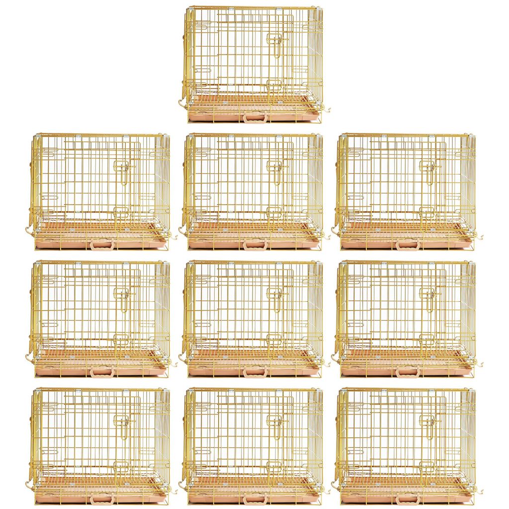 24-42" Collapsible Copper Gold crate