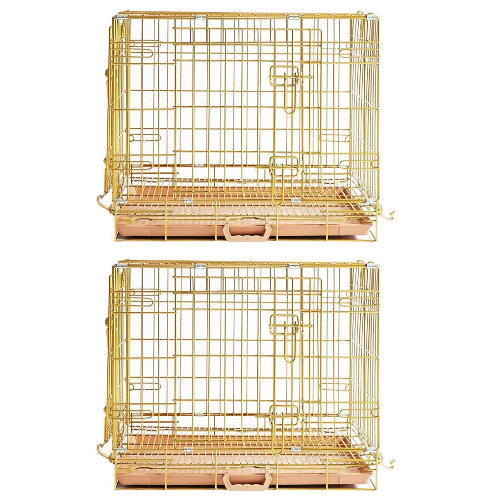 24-42" Collapsible Copper Gold crate