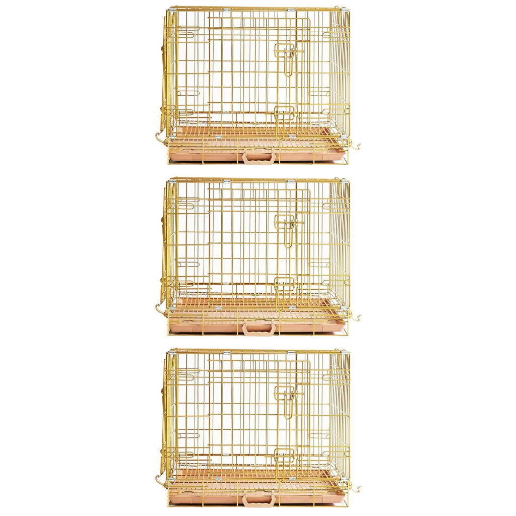 24-42" Collapsible Copper Gold crate