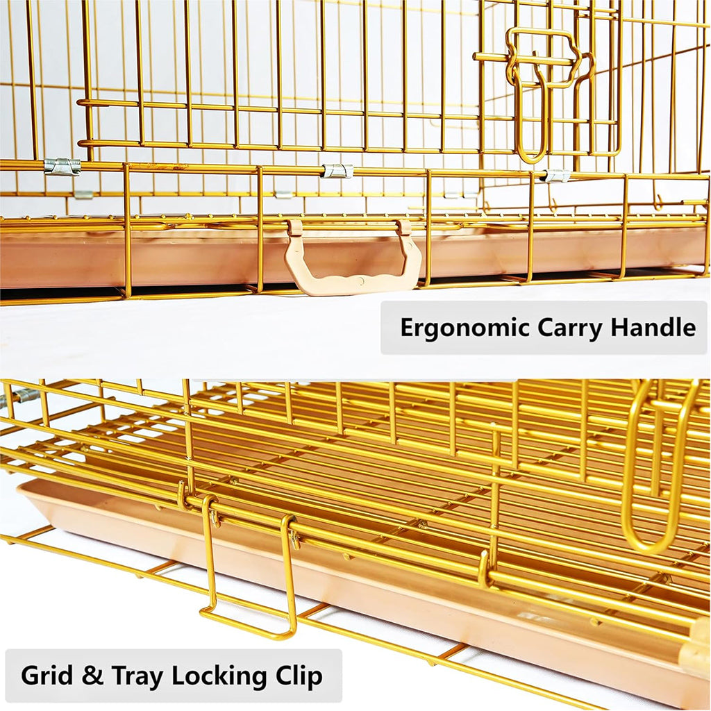 24-42" Collapsible Copper Gold crate