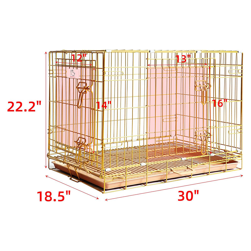 24-42" Collapsible Copper Gold crate