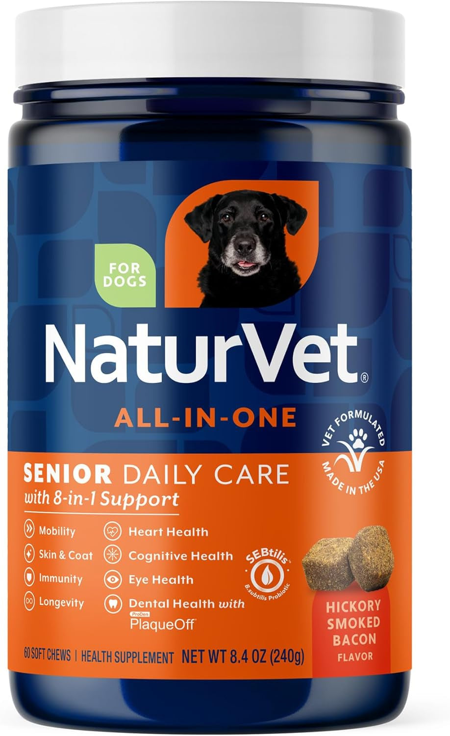 Dog Multivitamin Soft Chews | 10-in-1 Joint, Skin & Immune Support, 60ct – Wags & Whiskers