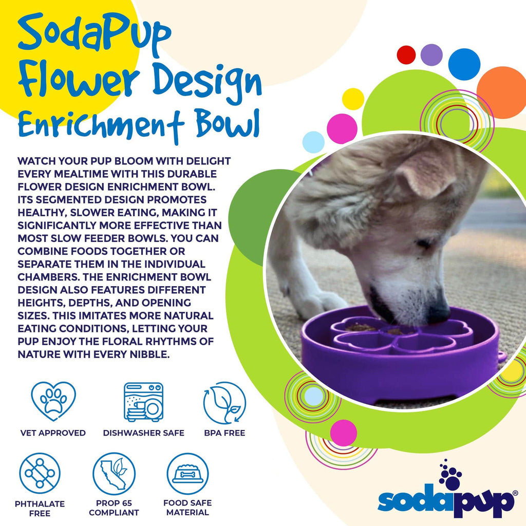 Flower eBowl Slow Feeder Bowl | Made in USA