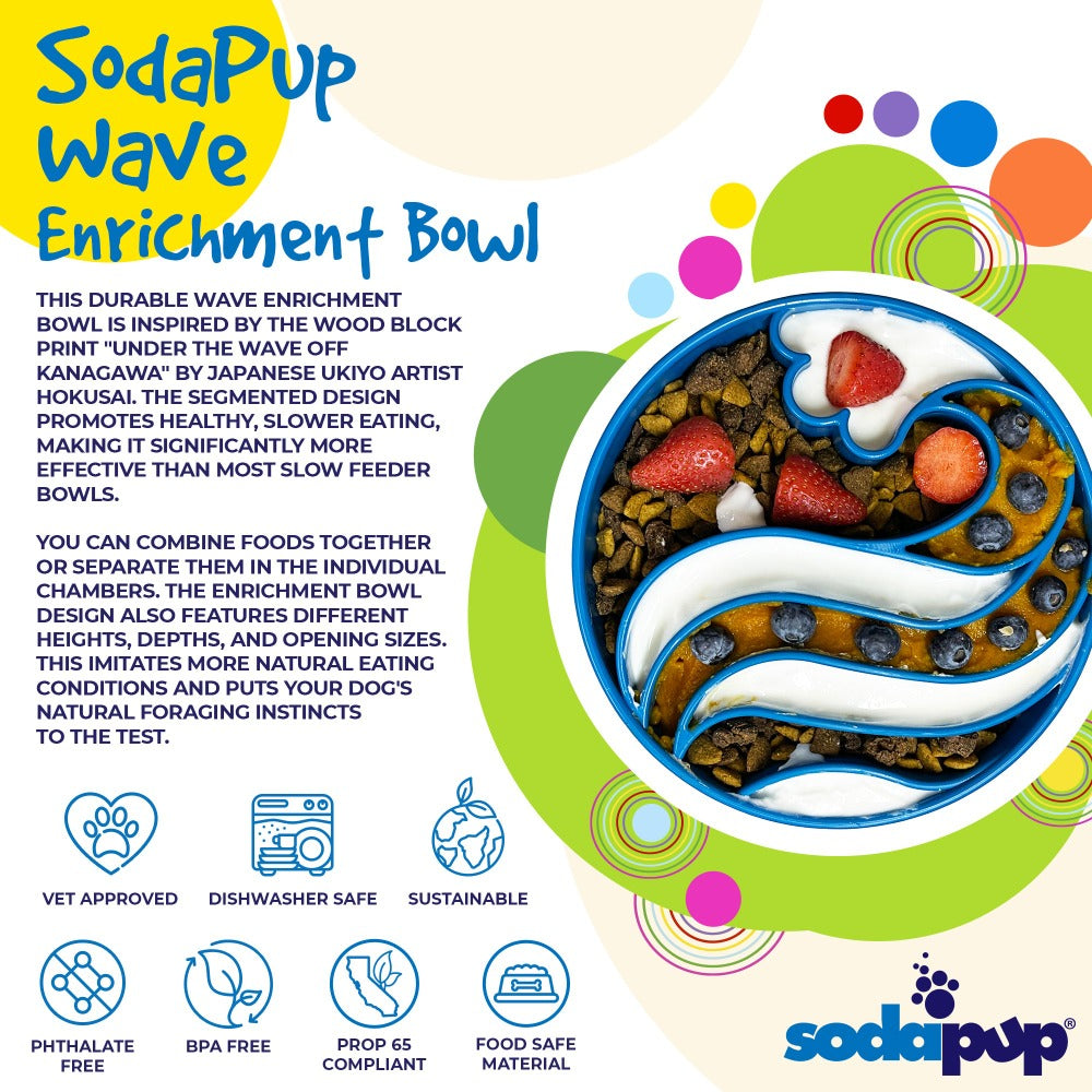Wave eBowl Slow Feeder Bowl | Made in USA