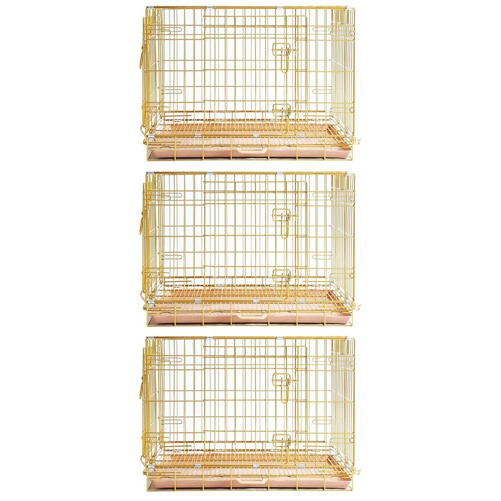 24-42" Collapsible Copper Gold crate