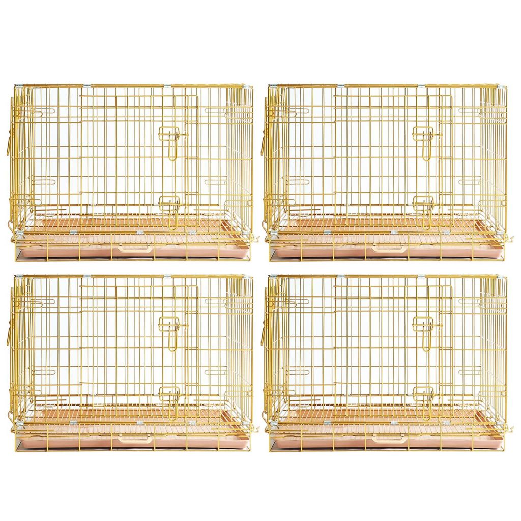 24-42" Collapsible Copper Gold crate