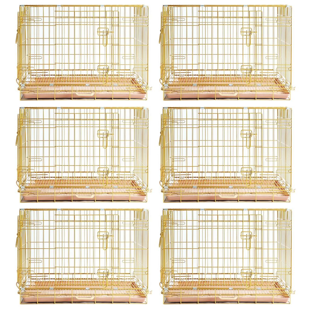 24-42" Collapsible Copper Gold crate
