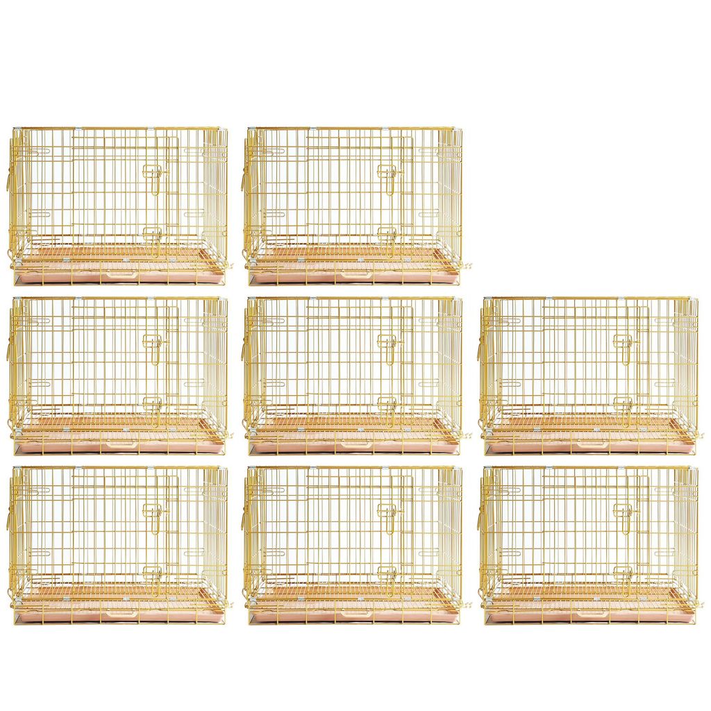 24-42" Collapsible Copper Gold crate
