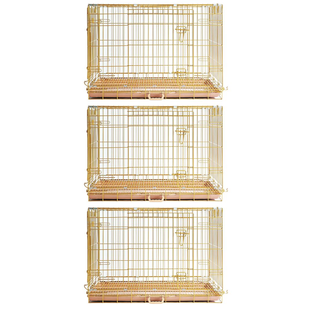 24-42" Collapsible Copper Gold crate