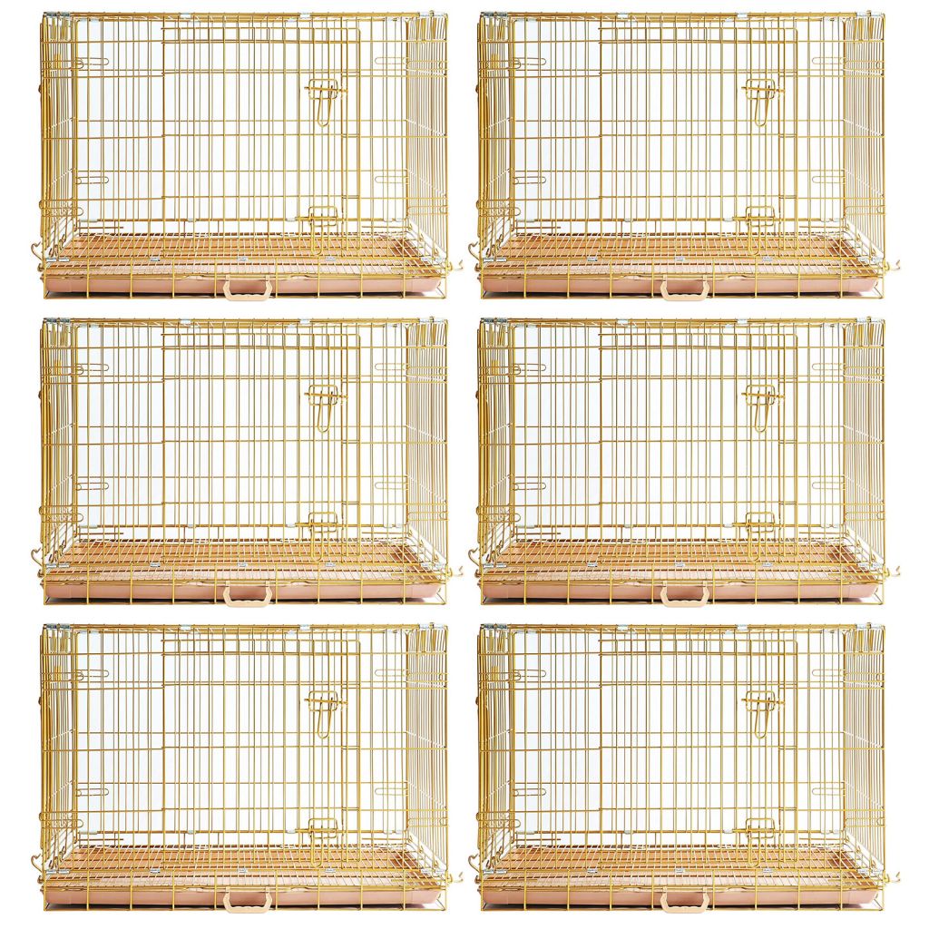 24-42" Collapsible Copper Gold crate
