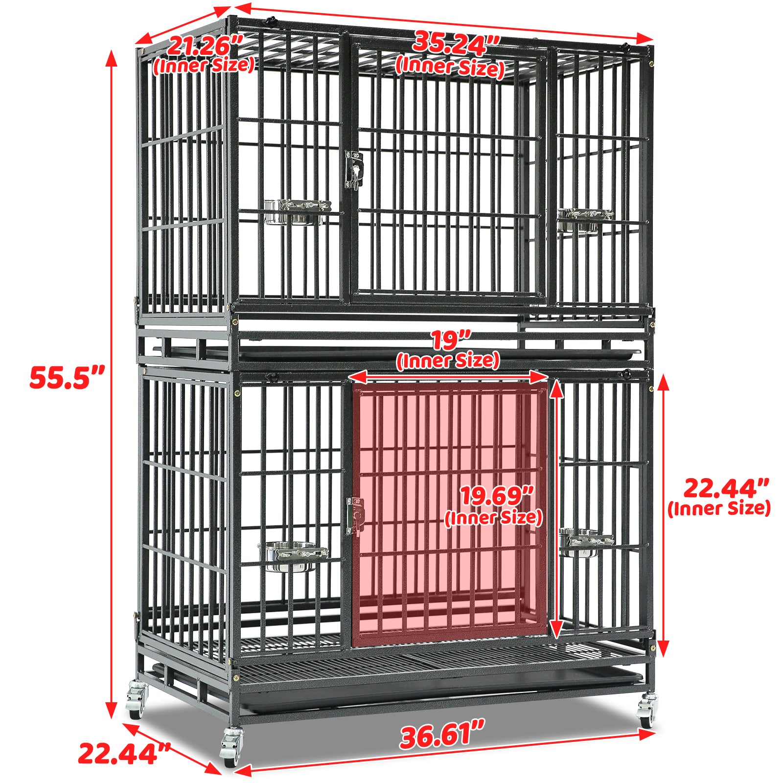 37" Stackable Heavy Duty Crate