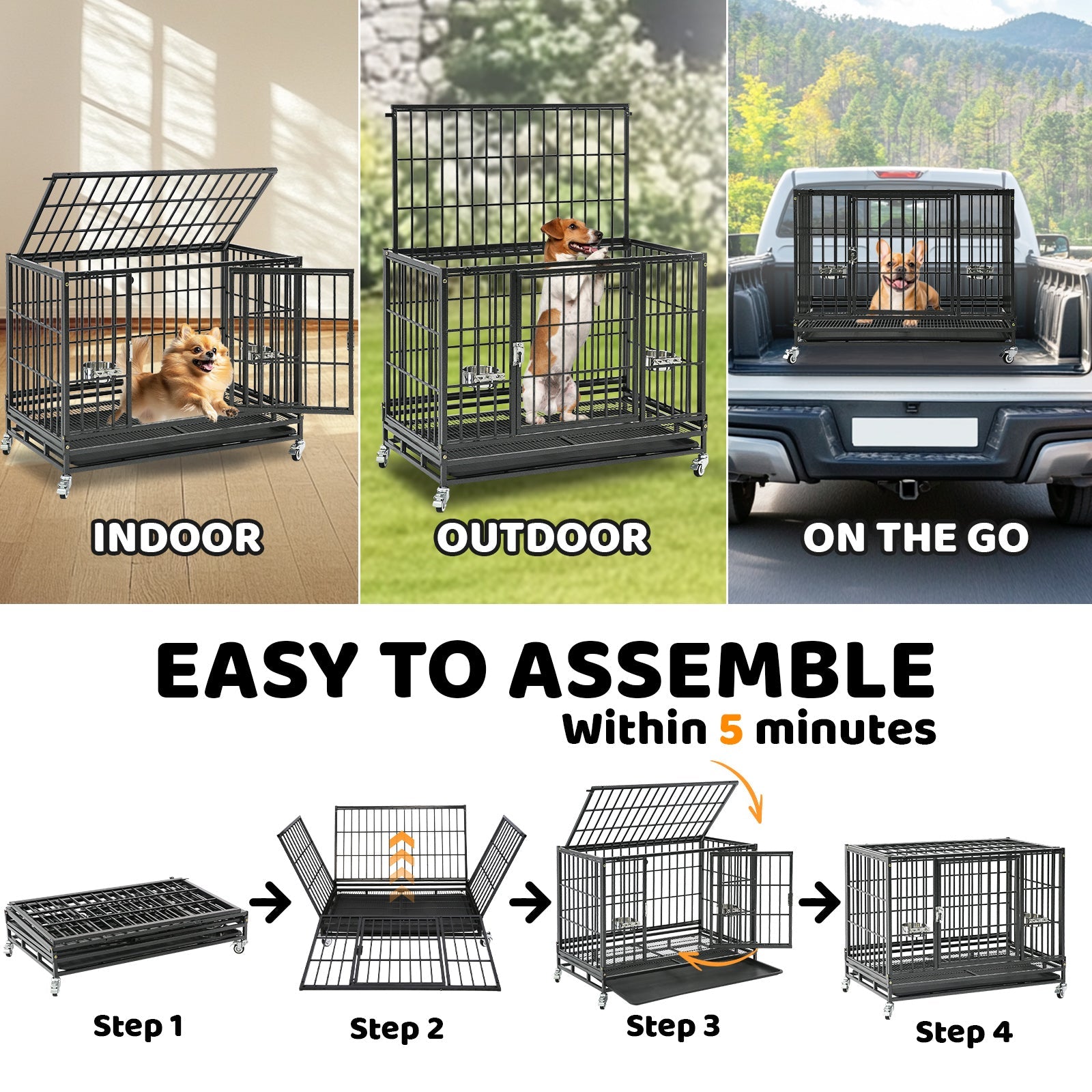 37" Stackable Heavy Duty Crate