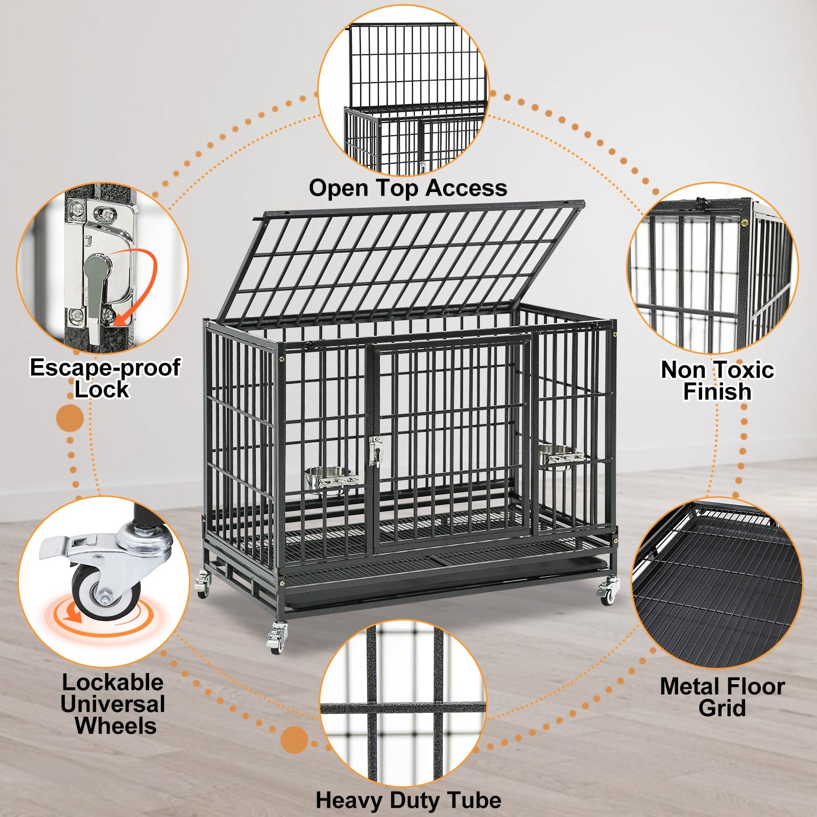 37" Stackable Heavy Duty Crate