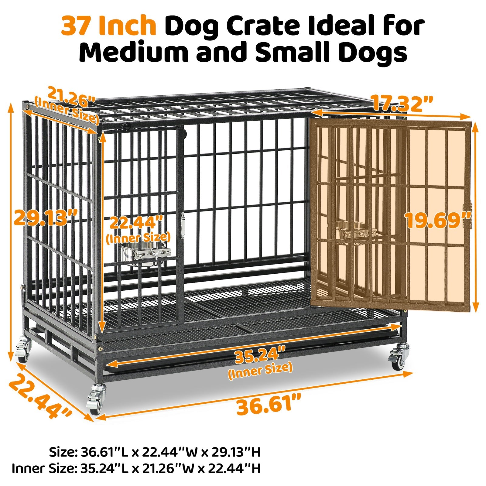 37" Stackable Heavy Duty Crate