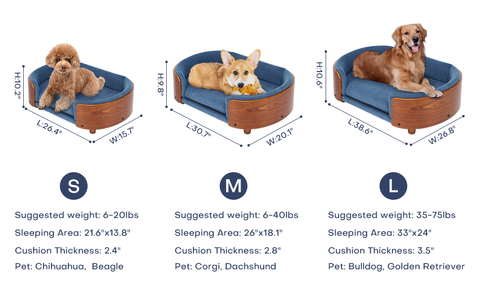 Scandinavian style Elevated Bed, Small Size