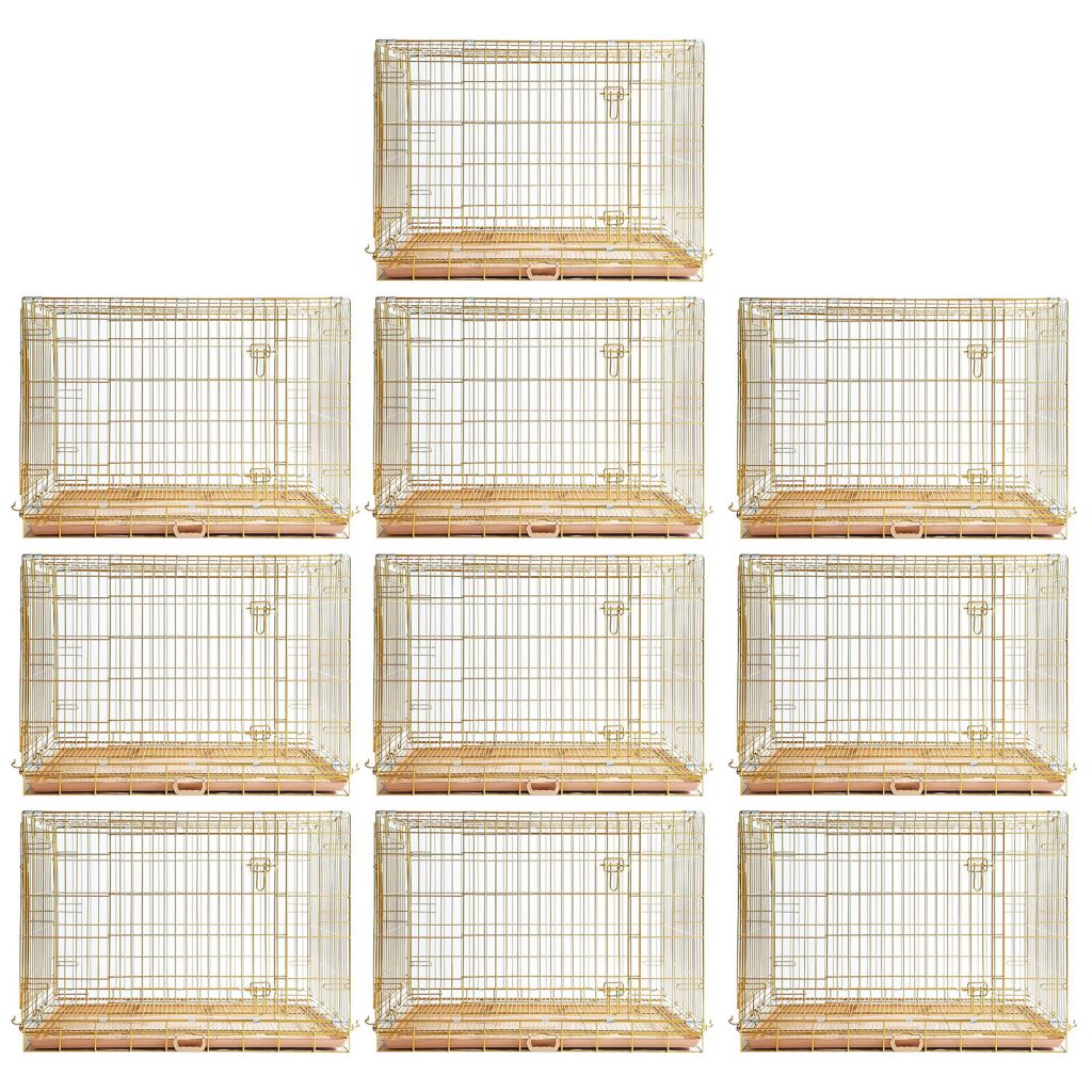 24-42" Collapsible Copper Gold crate