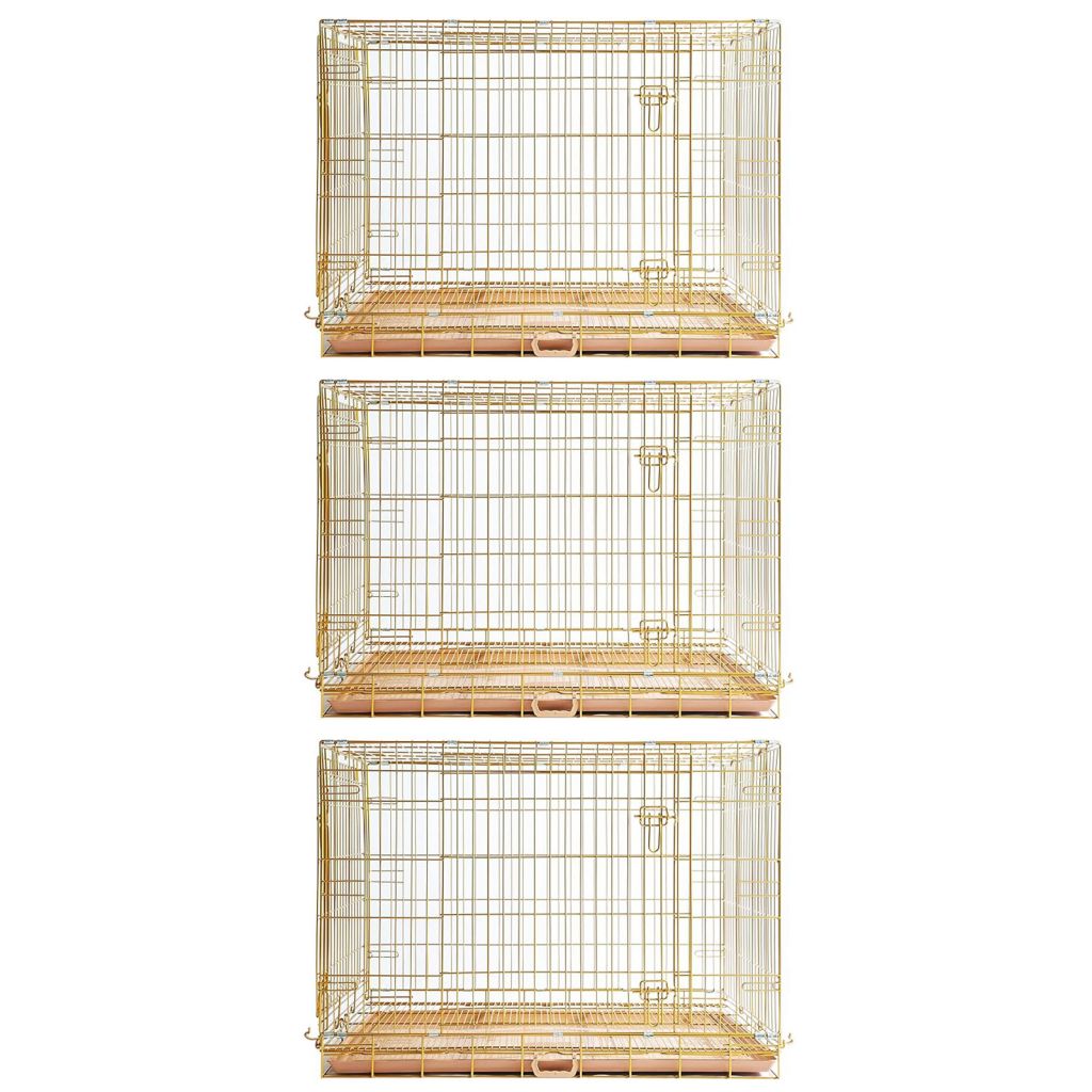 24-42" Collapsible Copper Gold crate