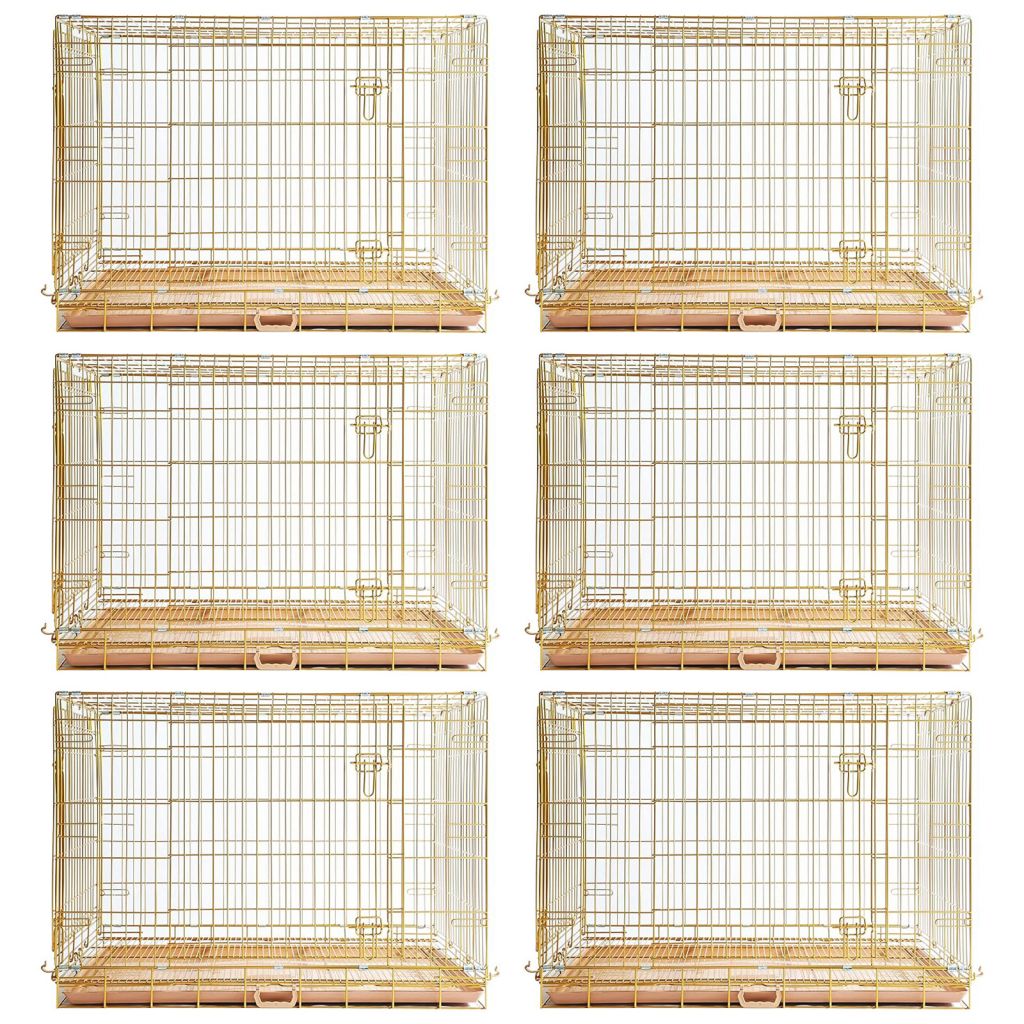 24-42" Collapsible Copper Gold crate