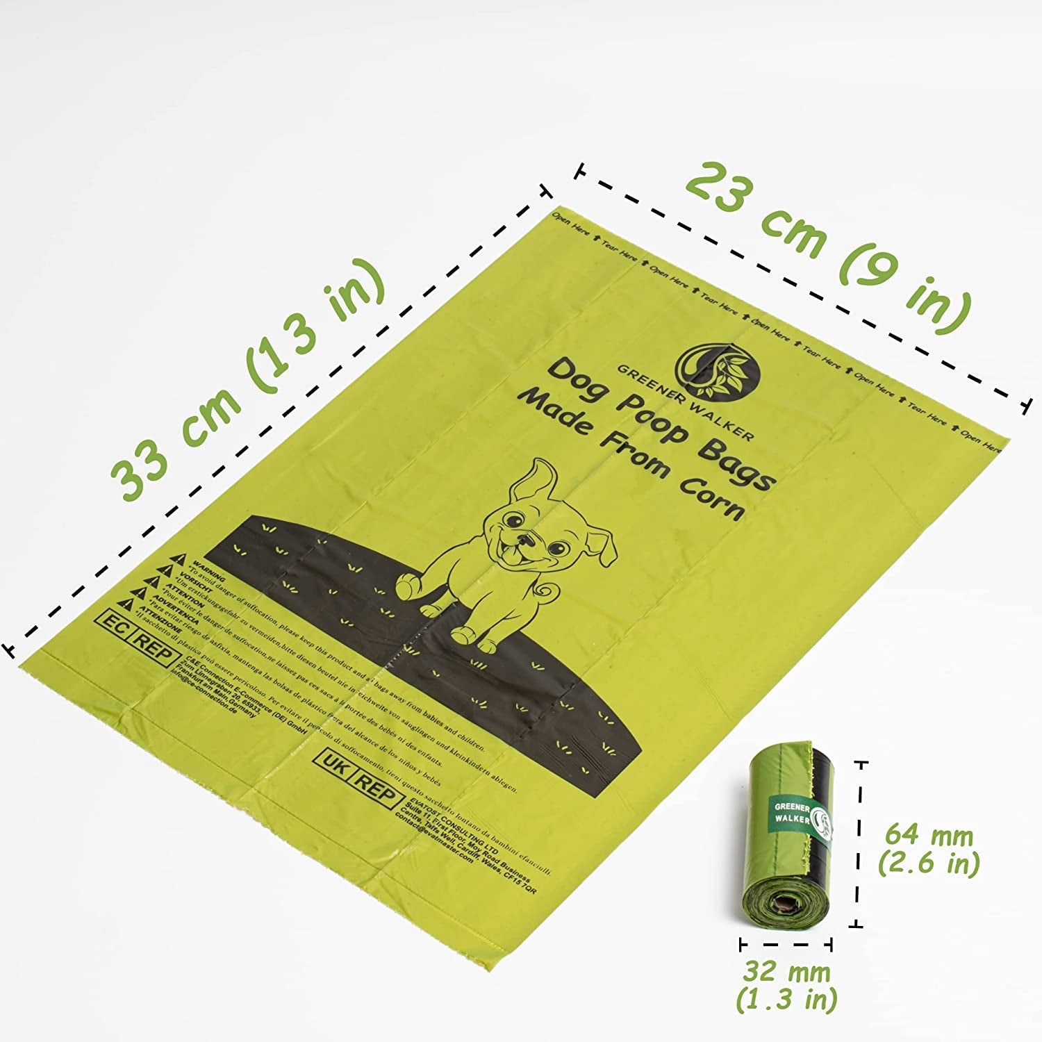 540 Count Dog waste Bags Extra Thick
