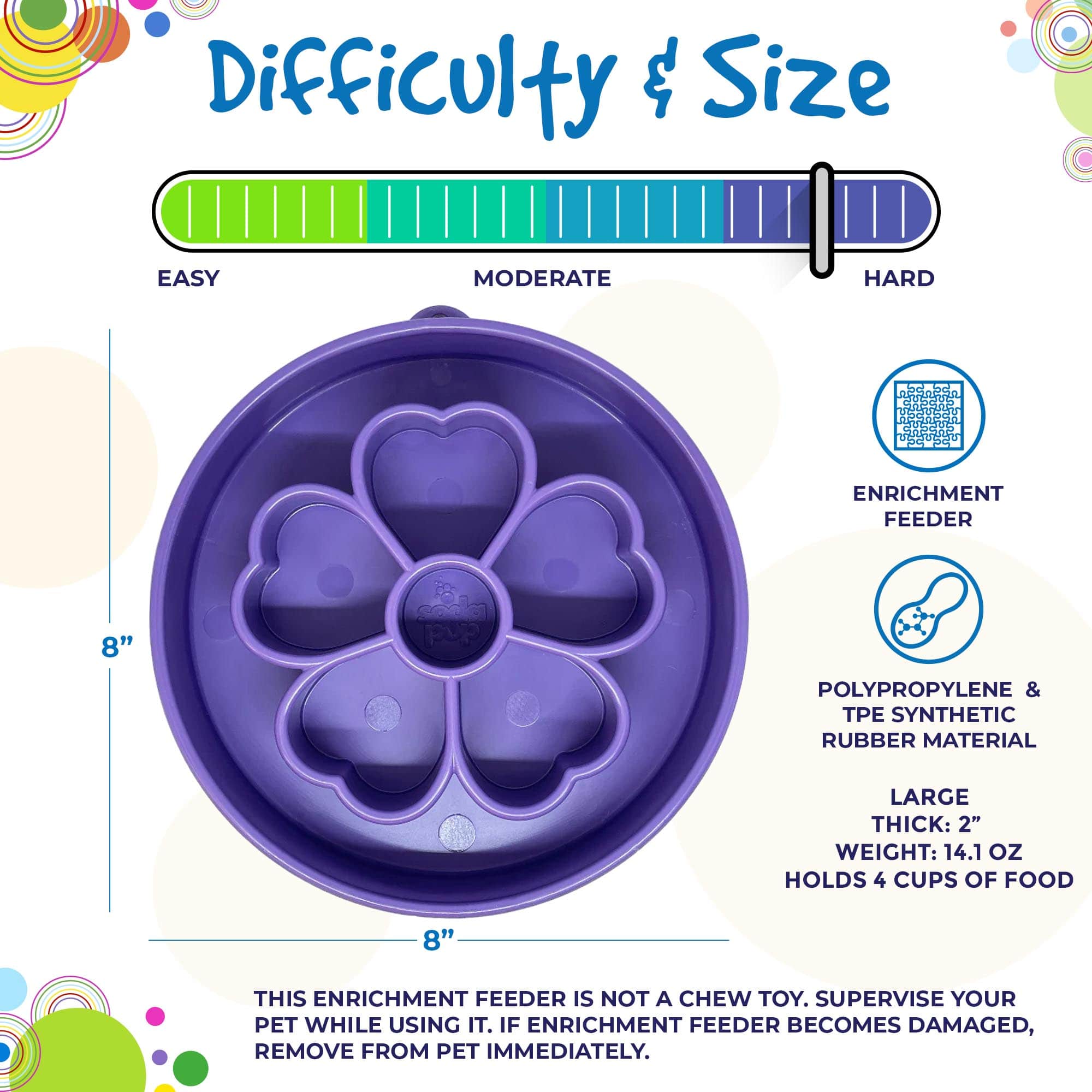 Flower eBowl Slow Feeder Bowl | Made in USA
