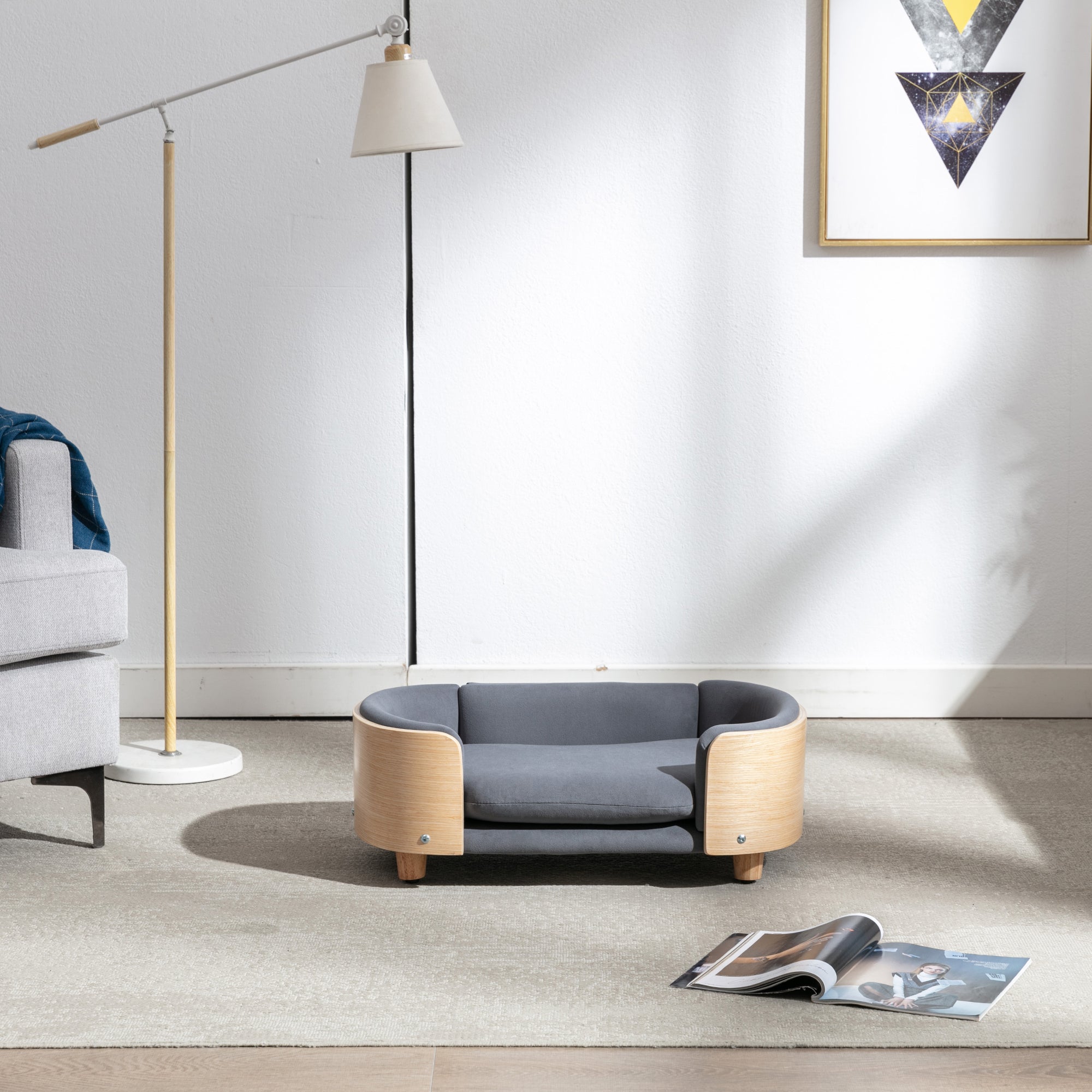 Scandinavian style Elevated Bed, Small Size