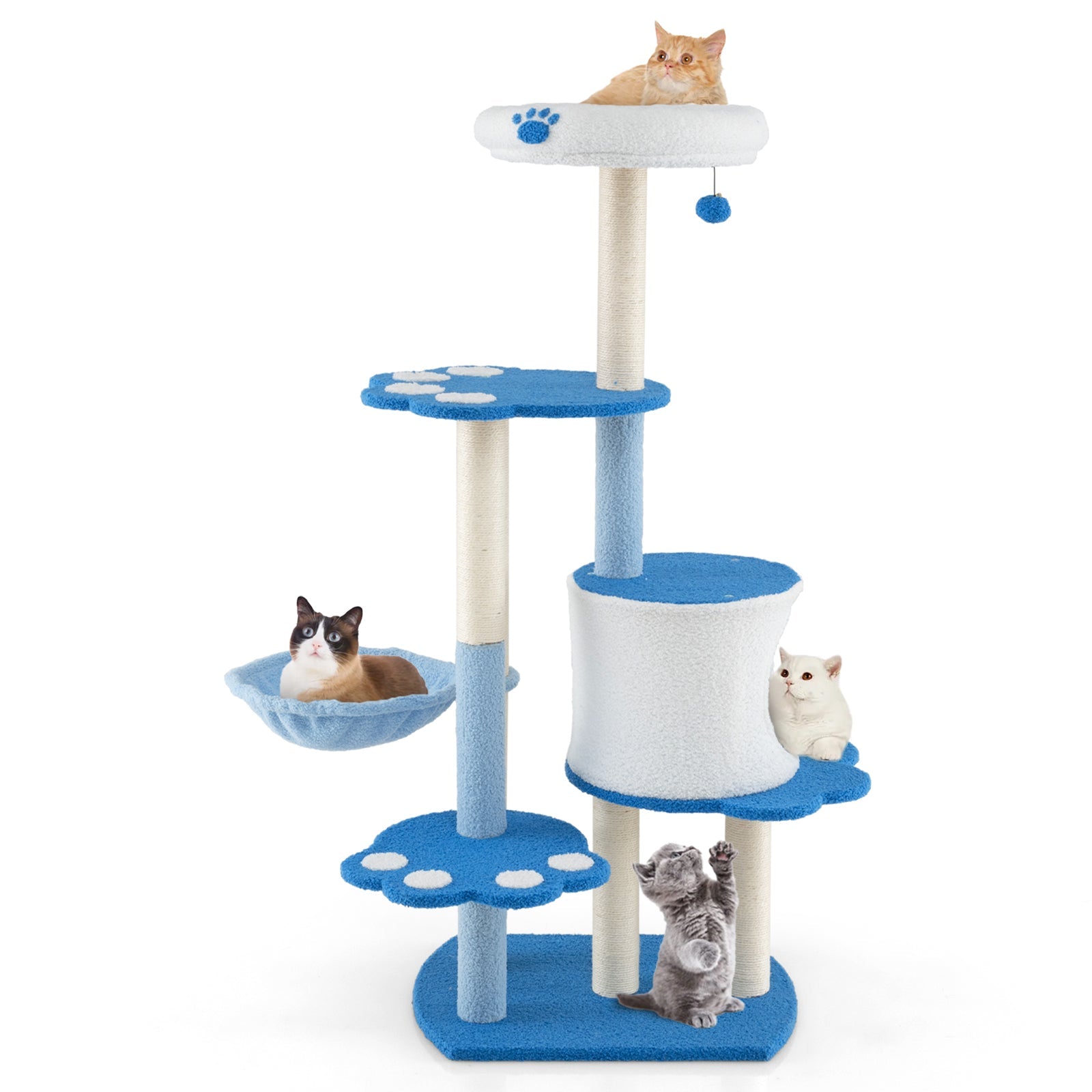 54 Inches Modern Cat Tower