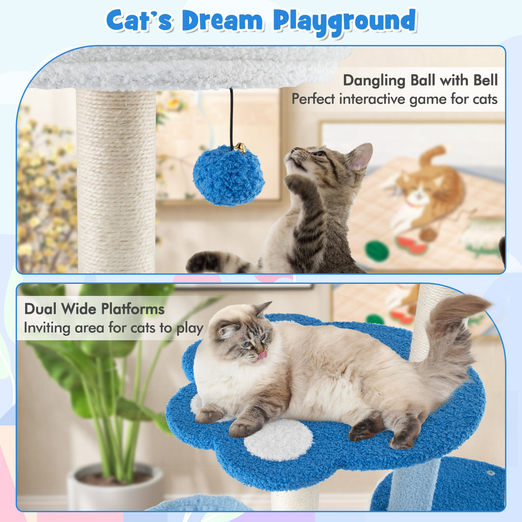 54 Inches Modern Cat Tower