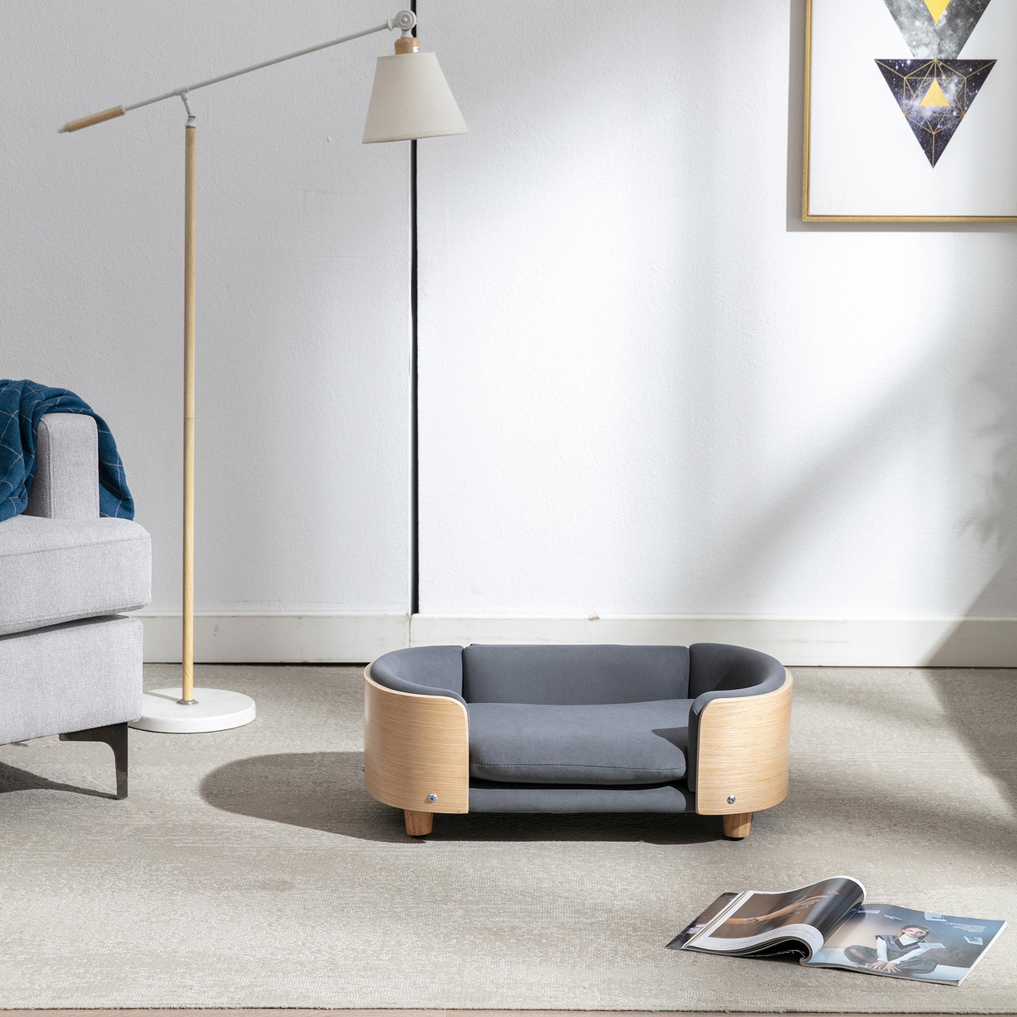 Scandinavian style Elevated Bed, Small Size