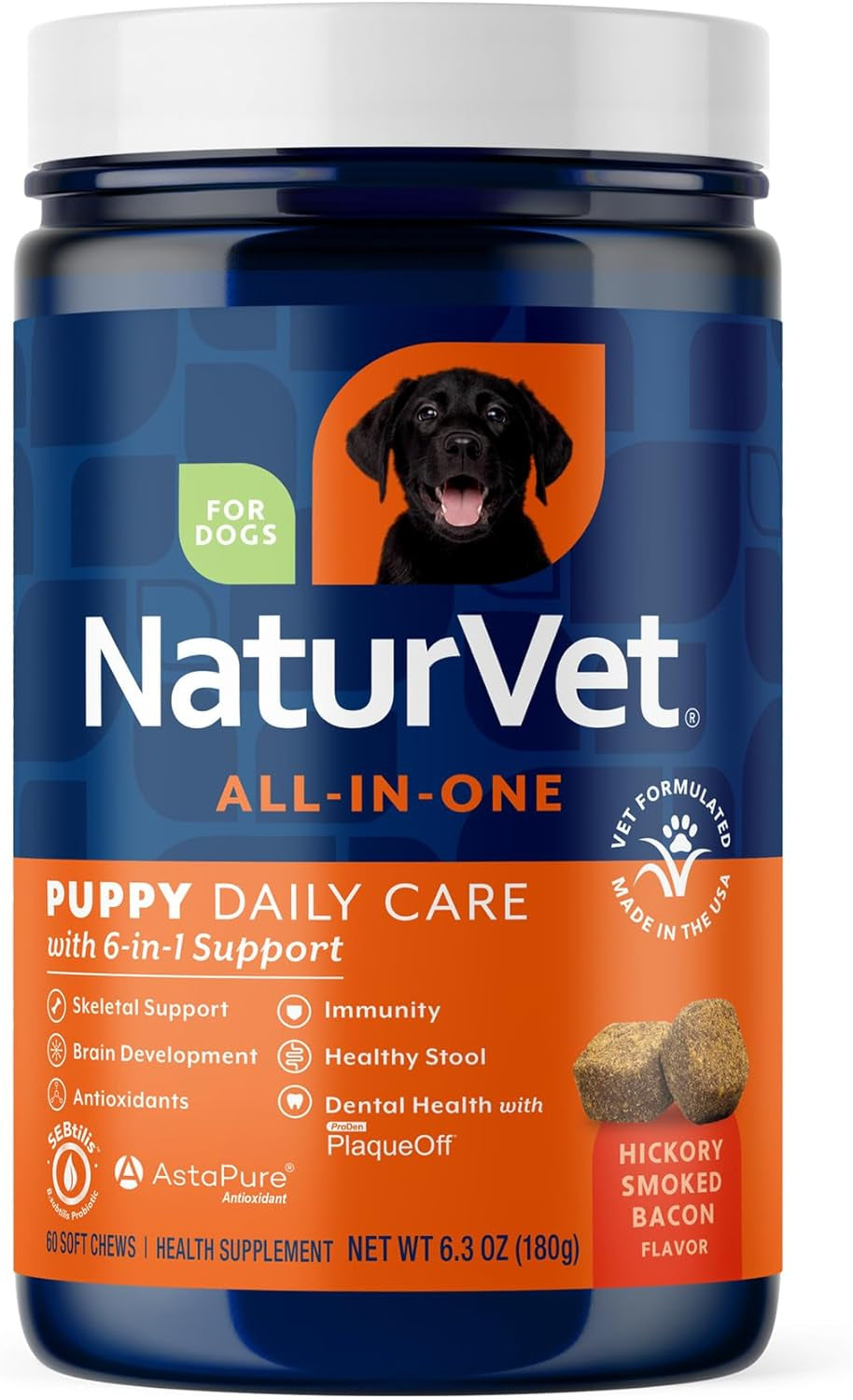Dog Multivitamin Soft Chews | 10-in-1 Joint, Skin & Immune Support, 60ct – Wags & Whiskers