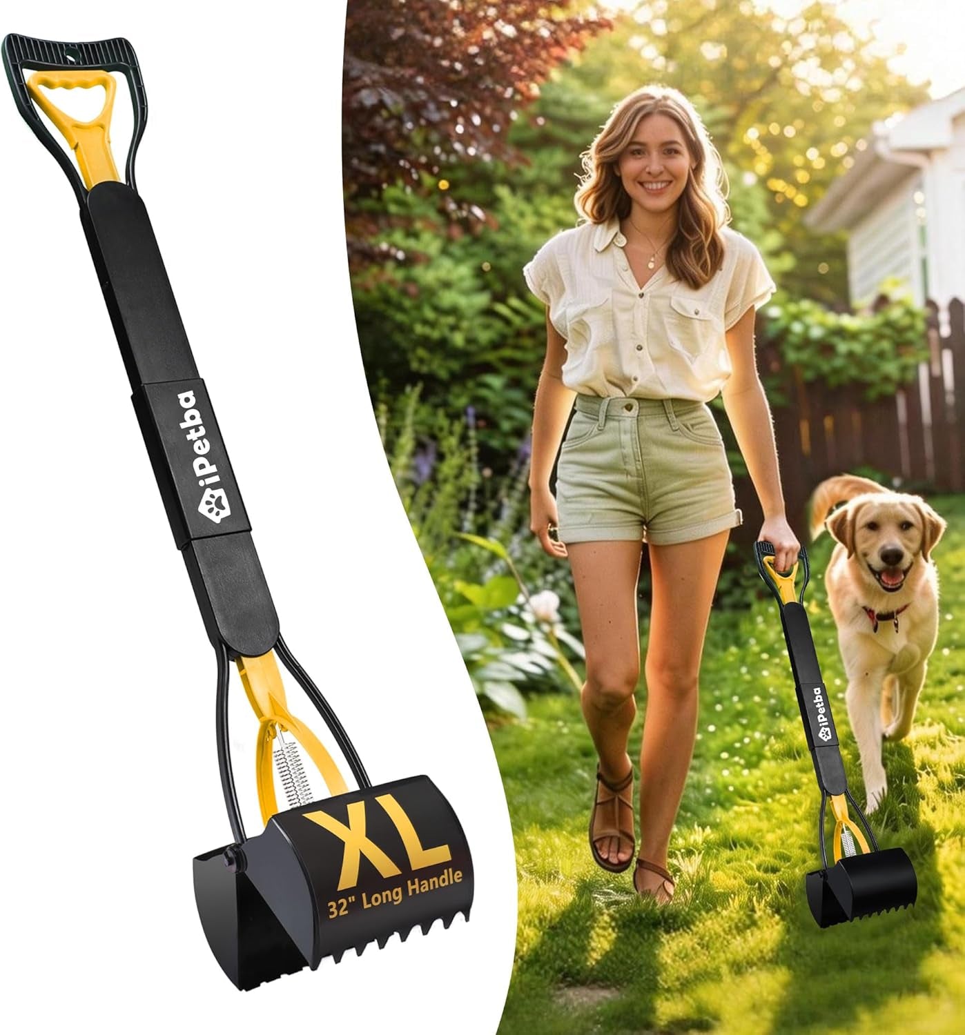 32 Inch Long Handle Waste Scooper
