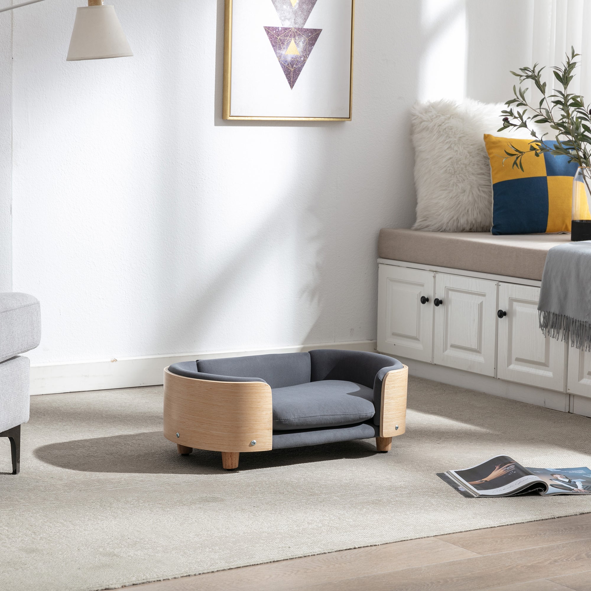 Scandinavian style Elevated Bed, Small Size