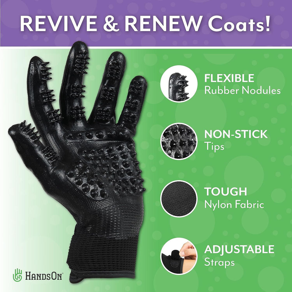 HandsOn Pet Grooming Gloves