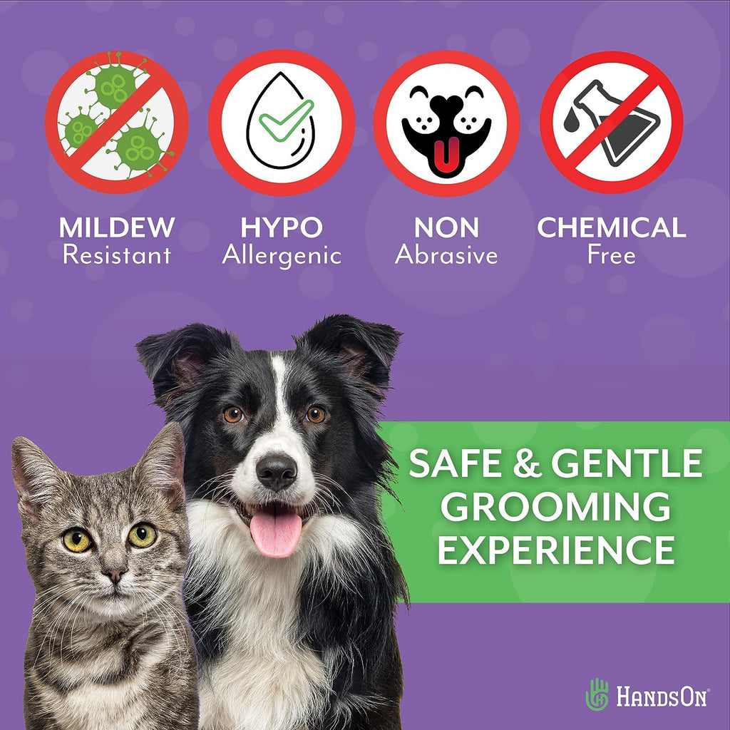 HandsOn Pet Grooming Gloves