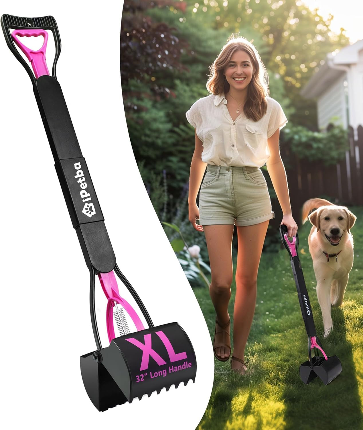 32 Inch Long Handle Waste Scooper