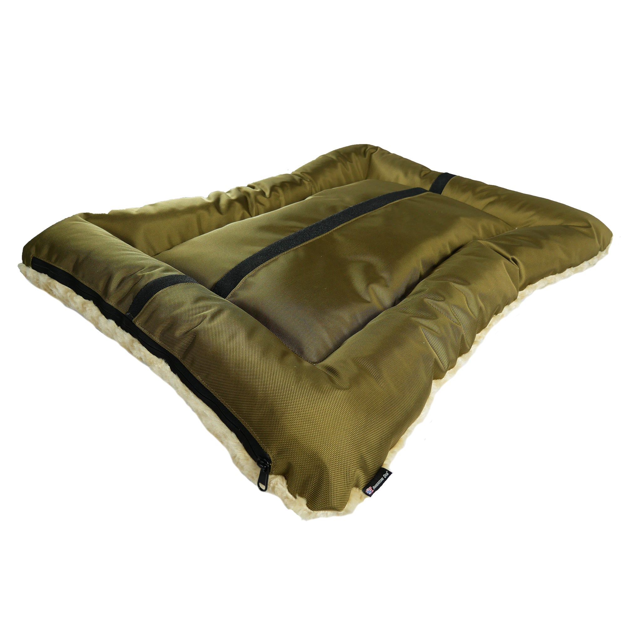 American made Rectangle Bolstered Furvana™ 'Cloud'