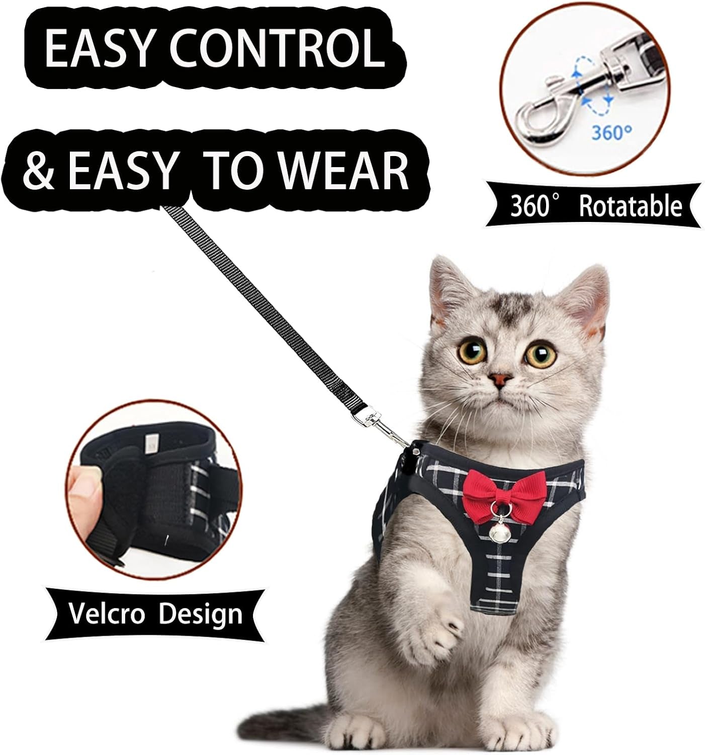 Cat Harness & Leash Set