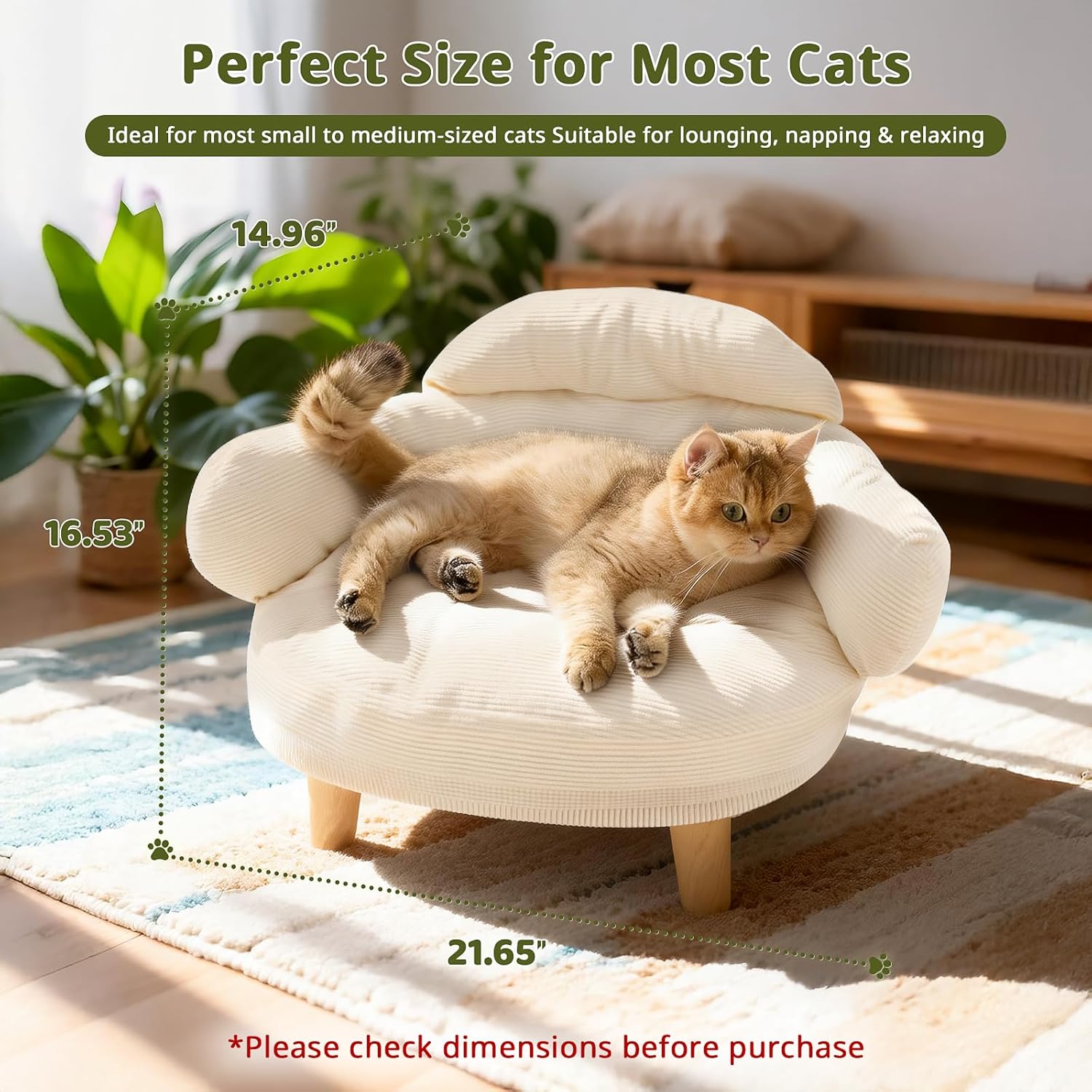 Elevated Cat Sofa Bed