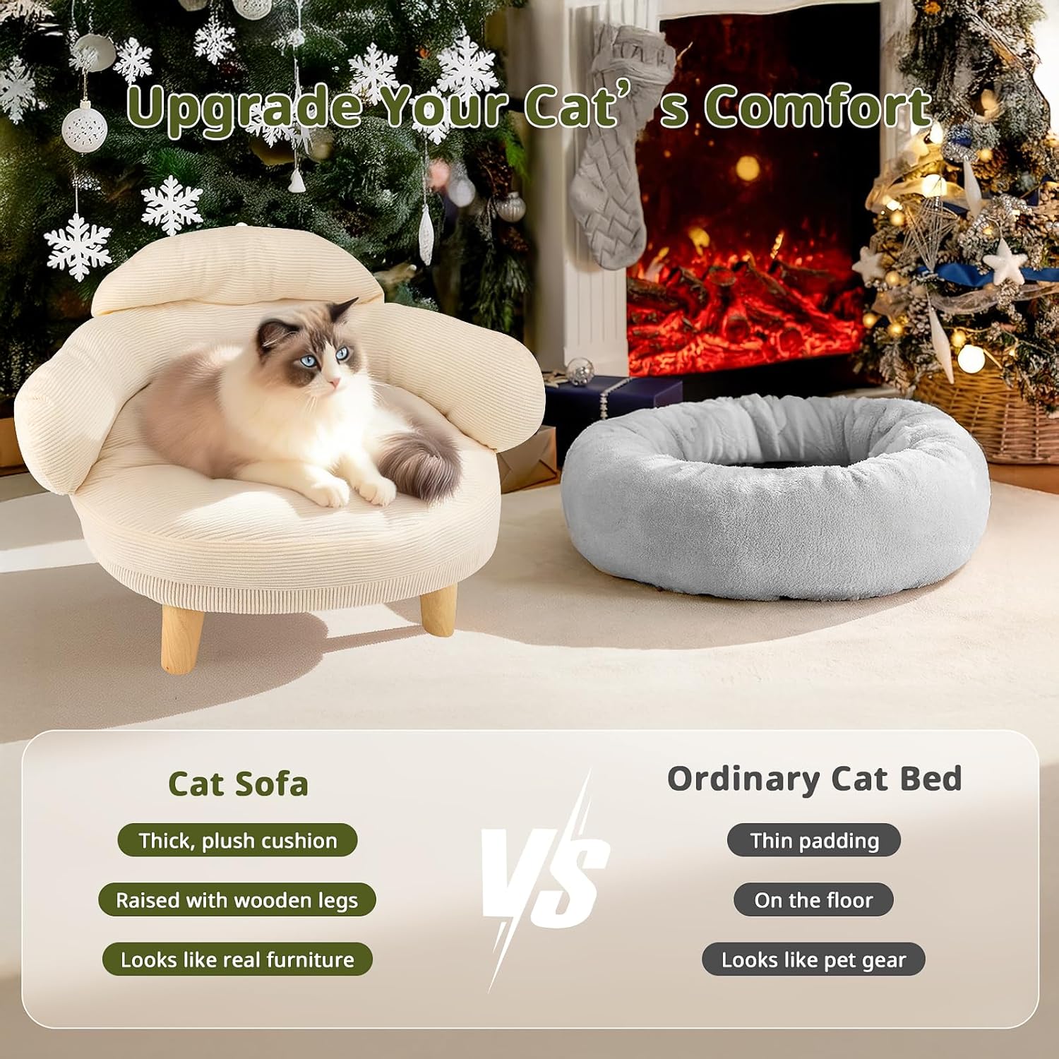 Elevated Cat Sofa Bed