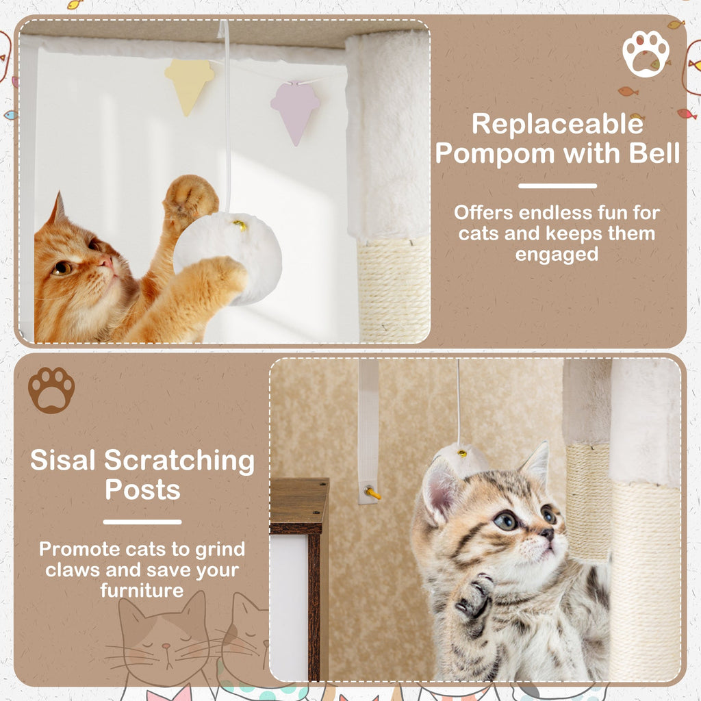 Cat Tree with Litter Box